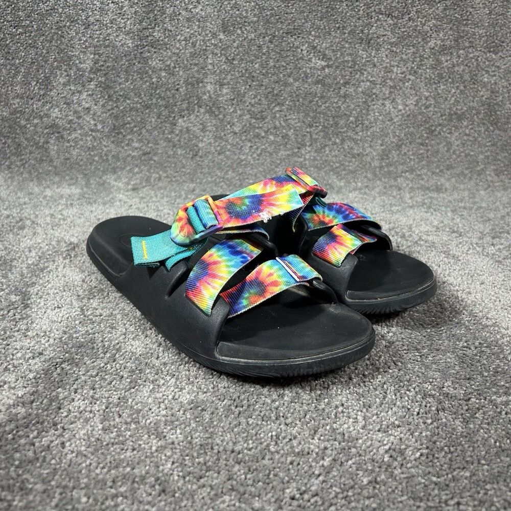 Chaco Chillos Women's Size 8 Tie Dye Slide Slip On Outdoor Trail Sandals Used